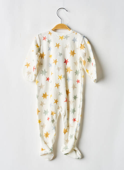 Pyjama manches longues blanc PETIT BATEAU enfant