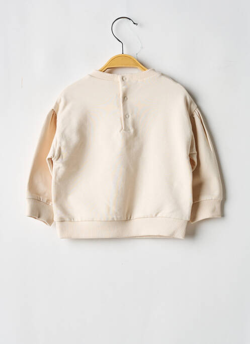 Sweat-shirt manches longues manches longues beige MAYORAL fille