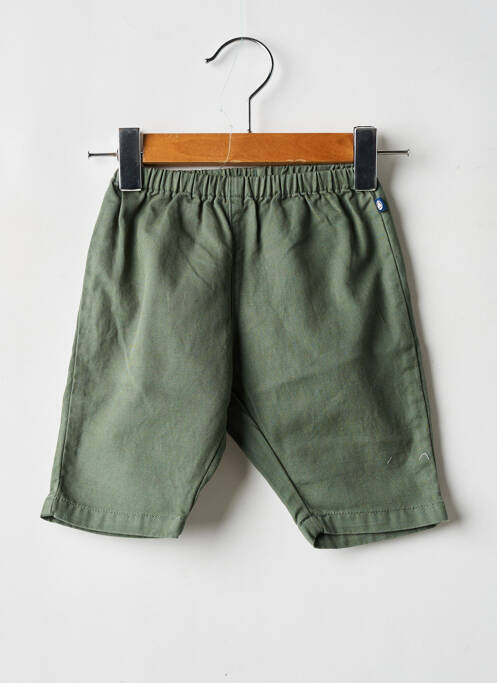 Pantalon droit coupe droite taille élastique vert PETIT BATEAU garcon