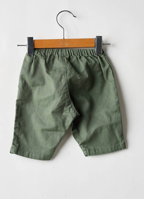 Pantalon droit coupe droite taille élastique vert PETIT BATEAU garcon