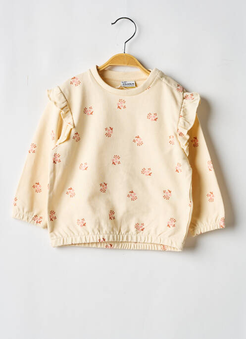 Sweat-shirt beige LOSAN pour fille