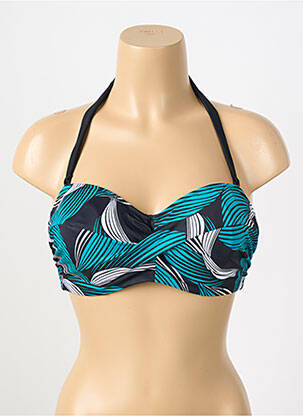 Haut de maillot de bain stretch haut soutien-gorge moulé noir FANTASIE femme