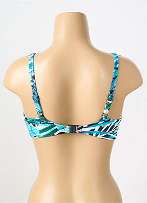 Haut de maillot de bain stretch haut soutien-gorge balconnet bleu FANTASIE femme