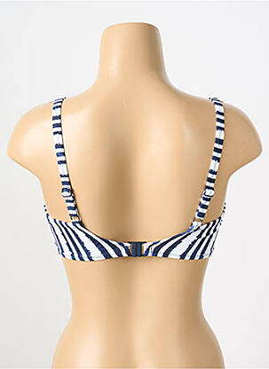 Haut de maillot de bain stretch haut soutien-gorge emboitant bleu FANTASIE femme