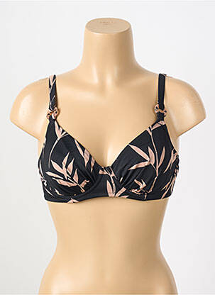 Haut de maillot de bain stretch haut soutien-gorge emboitant noir FANTASIE femme