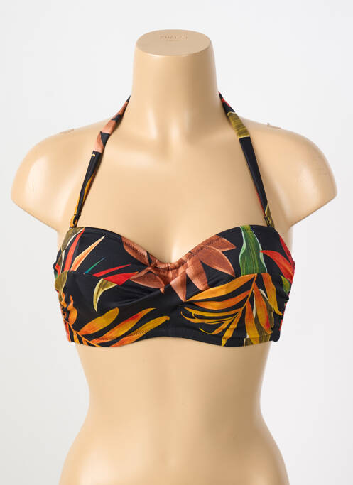 Haut de maillot de bain stretch haut soutien-gorge moulé noir FANTASIE femme