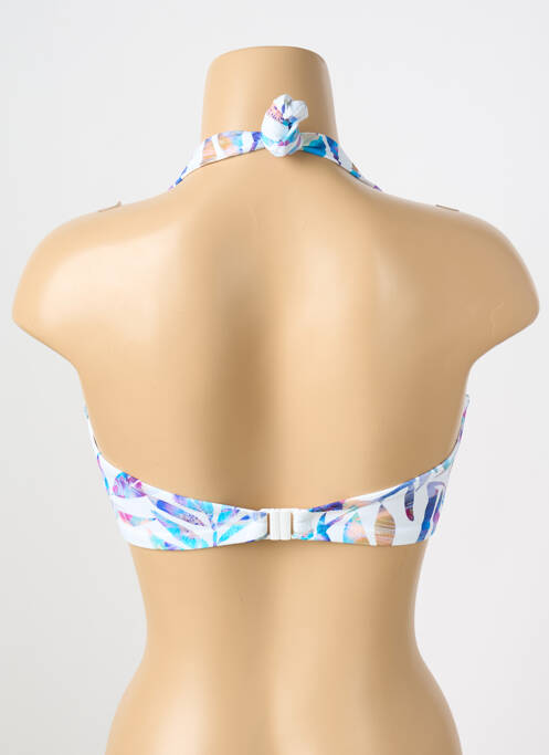 Haut de maillot de bain stretch haut soutien-gorge moulé blanc FANTASIE femme