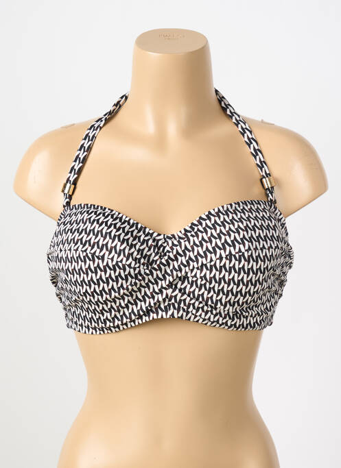Haut de maillot de bain stretch haut soutien-gorge moulé marron FANTASIE femme