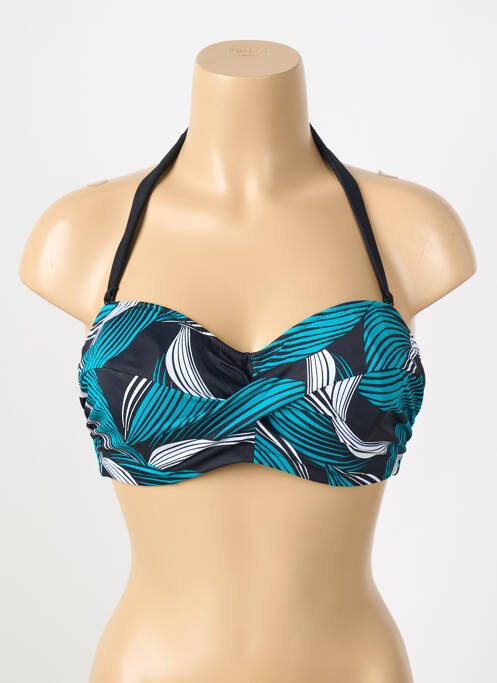 Haut de maillot de bain stretch haut soutien-gorge moulé noir FANTASIE femme