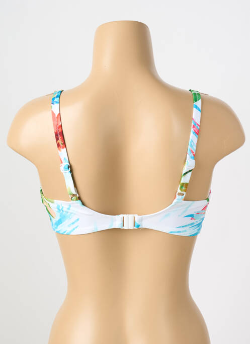 Haut de maillot de bain stretch haut soutien-gorge balconnet blanc FANTASIE femme