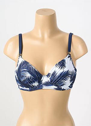 Haut de maillot de bain haut soutien-gorge emboitant haut soutien-gorge emboitant bleu FANTASIE femme