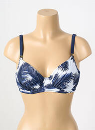 Haut de maillot de bain haut soutien-gorge emboitant haut soutien-gorge emboitant bleu FANTASIE femme
