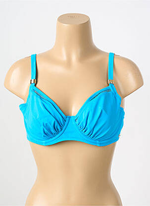 Haut de maillot de bain haut soutien-gorge emboitant haut soutien-gorge emboitant bleu FANTASIE femme