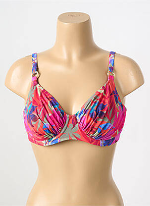 Haut de maillot de bain rose FANTASIE pour femme