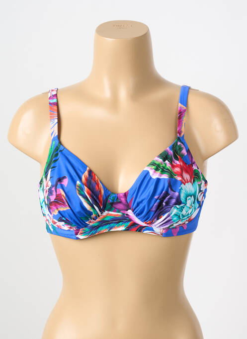 Haut de maillot de bain haut soutien-gorge emboitant haut soutien-gorge emboitant bleu FANTASIE femme