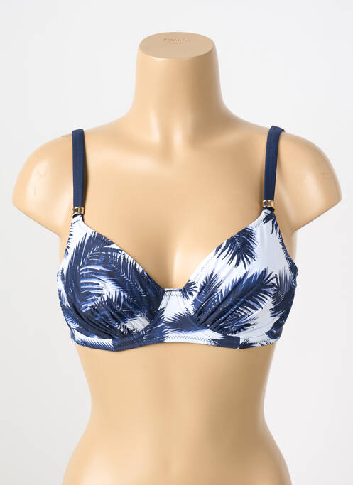 Haut de maillot de bain bleu FANTASIE femme