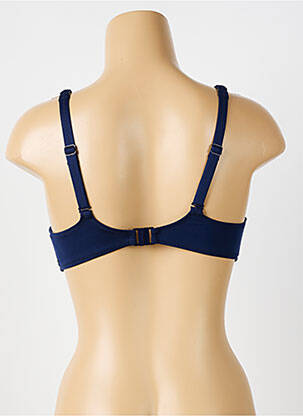Haut de maillot de bain bretelles élastiquées ajustables bleu FANTASIE femme