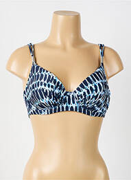 Haut de maillot de bain haut soutien-gorge emboitant haut soutien-gorge emboitant bleu FANTASIE femme