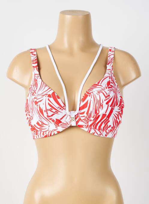 Haut de maillot de bain orange FANTASIE pour femme