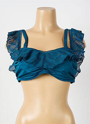 Haut de maillot de bain haut soutien-gorge emboitant haut soutien-gorge emboitant bleu FANTASIE femme