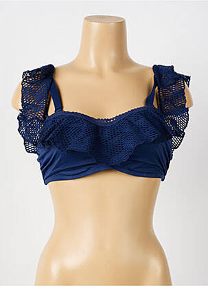 Haut de maillot de bain haut soutien-gorge emboitant haut soutien-gorge emboitant bleu fonce FANTASIE femme