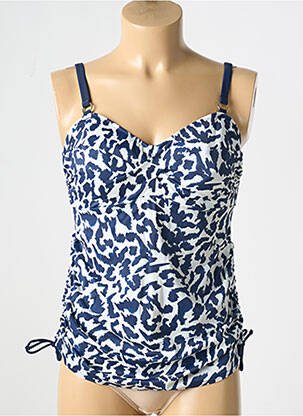 Haut de maillot de bain stretch haut soutien-gorge emboitant bleu FANTASIE femme