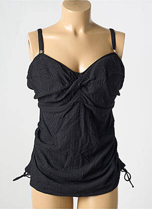 Haut de maillot de bain stretch haut soutien-gorge moulé noir FANTASIE femme