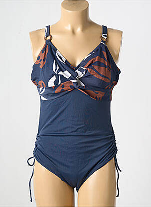 Maillot de bain 1 pièce haut soutien-gorge emboitant haut soutien-gorge emboitant bleu FANTASIE femme