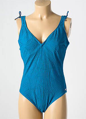 Maillot de bain 1 pièce haut soutien-gorge emboitant haut soutien-gorge emboitant bleu FANTASIE femme