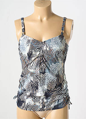 Haut de maillot de bain gris FANTASIE pour femme