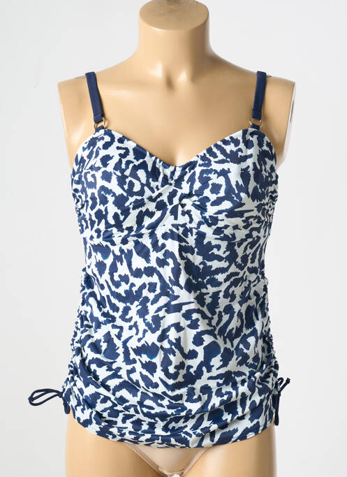 Haut de maillot de bain stretch haut soutien-gorge emboitant bleu FANTASIE femme