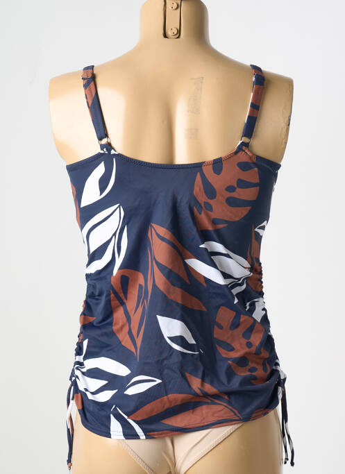 Haut de maillot de bain stretch haut soutien-gorge moulé bleu FANTASIE femme