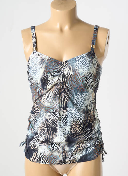 Haut de maillot de bain gris FANTASIE pour femme