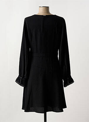 Robe courte coupe fluide manches longues noir LIU  JO femme