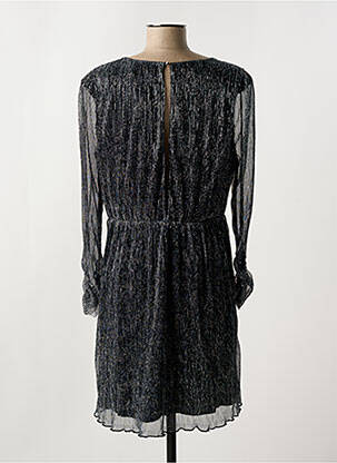 Robe courte coupe fluide manches longues noir LA PETITE ETOILE femme