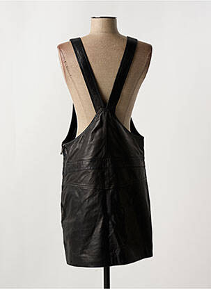 Robe mi-longue fines bretelles noir GIORGIO & MARIO femme