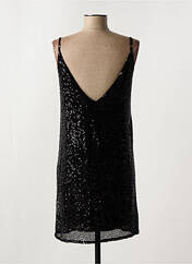 Robe courte noir LA PETITE ETOILE pour femme seconde vue