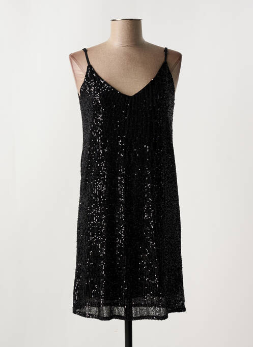 Robe courte noir LA PETITE ETOILE pour femme