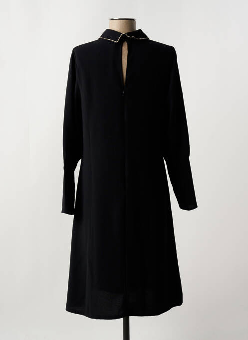 Robe mi-longue noir TOUPY pour femme