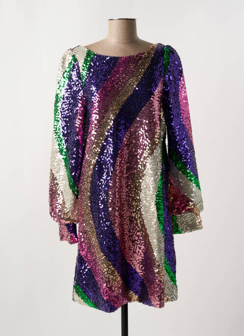 Robe mi-longue violet FABIENNE CHAPOT pour femme