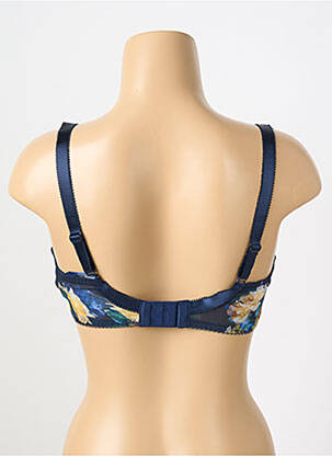Soutien-gorge effet matière satinée haut soutien-gorge emboitant bleu FANTASIE femme