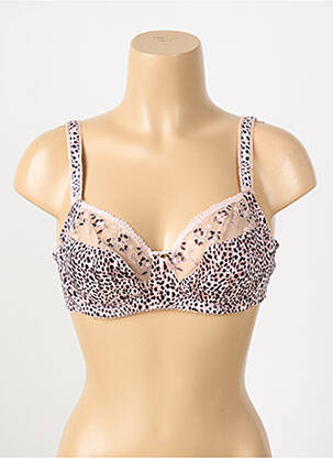 Soutien-gorge effet matière satinée haut soutien-gorge emboitant rose FANTASIE femme