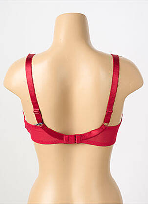 Soutien-gorge effet matière satinée haut soutien-gorge emboitant rouge FANTASIE femme