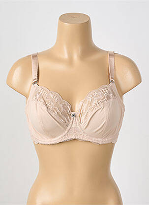 Soutien-gorge effet matière satinée haut soutien-gorge emboitant chair FANTASIE femme