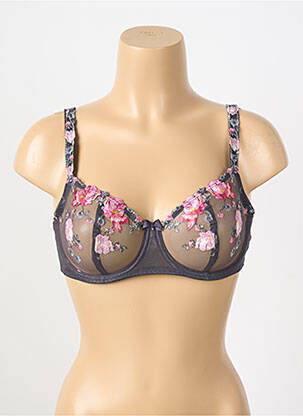 Soutien-gorge légère et transparente haut soutien-gorge emboitant gris FANTASIE femme