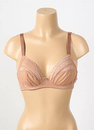 Soutien-gorge effet matière satinée haut soutien-gorge emboitant chair FANTASIE femme