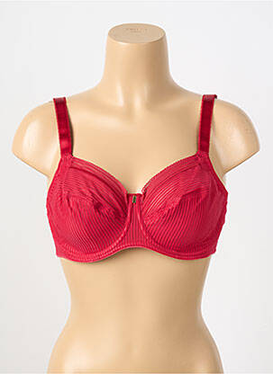 Soutien-gorge légère et transparente haut soutien-gorge emboitant rouge FANTASIE femme