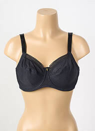 Soutien-gorge effet matière satinée haut soutien-gorge emboitant noir FANTASIE femme