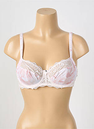 Soutien-gorge effet matière satinée haut soutien-gorge balconnet rose FANTASIE femme