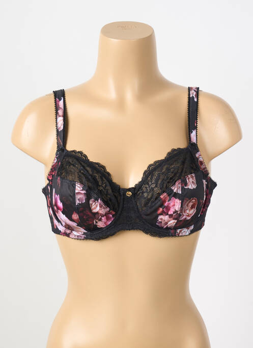 Soutien-gorge effet matière satinée haut soutien-gorge emboitant noir FANTASIE femme